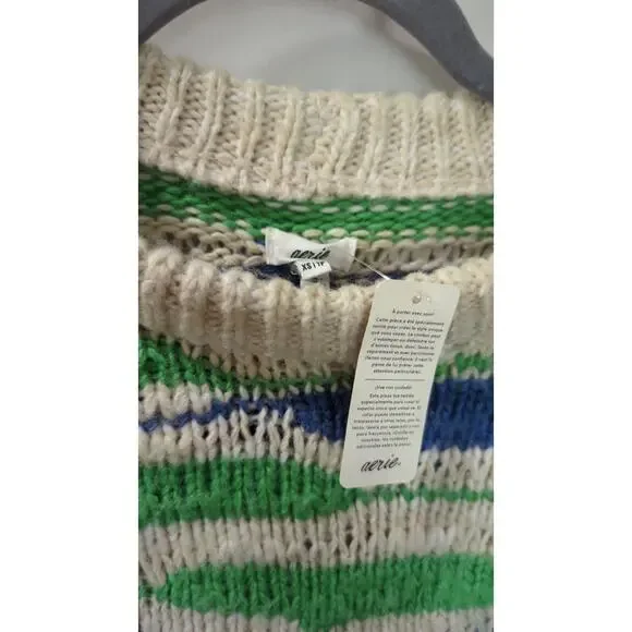 Aerie Intarsia Wool Blend Sweater NWT - Picture 5 of 5